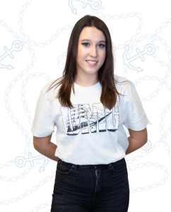 Koszulka T-shirt (UMG) - wizerunek Daru Młodzieży - szara